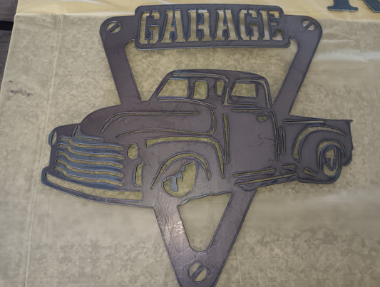 Garage sign